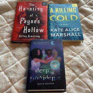 Three Hardcover Fiction Books